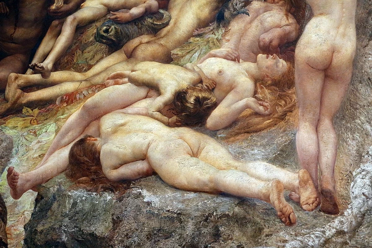 Diana di Efeso e gli schiavi - Galleria Nazionale d'Arte Moderna e Contemporanea, Roma, dettaglio 3